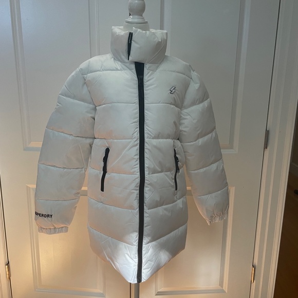 Superdry Jackets & Blazers - Women's Longline Sports Water Repellent Puffer Jacket from SUPERDRY
